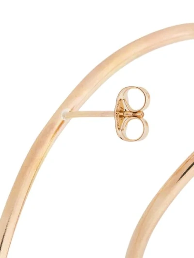 Shop Annika Inez Endless Curve Earrings In Gold