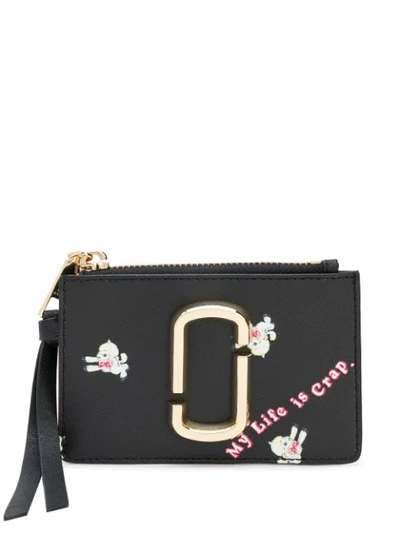 Shop Marc Jacobs X Magda Archer The Snapshot Wallet In Black