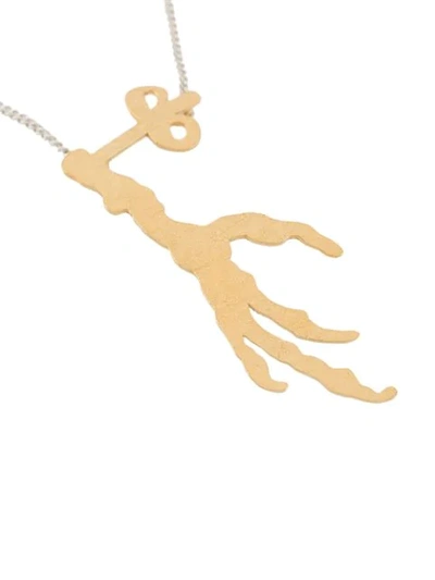 Shop Wouters & Hendrix I Play Talon Charm Necklace In Gold