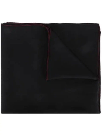 Shop Gucci Gg Pattern Scarf In Black