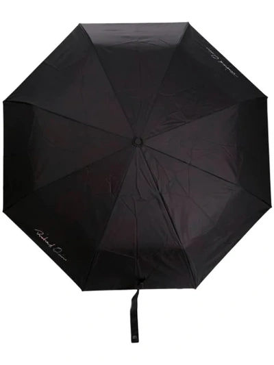 Shop Richard Quinn Compact Umbrella In Black