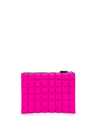 Shop No Ka'oi Geometric Pattern Purse In Pink