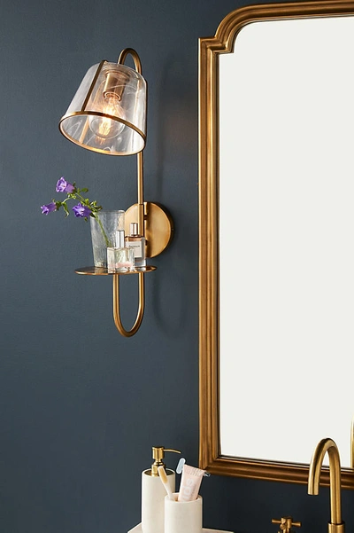 Shop Anthropologie May Sconce In White
