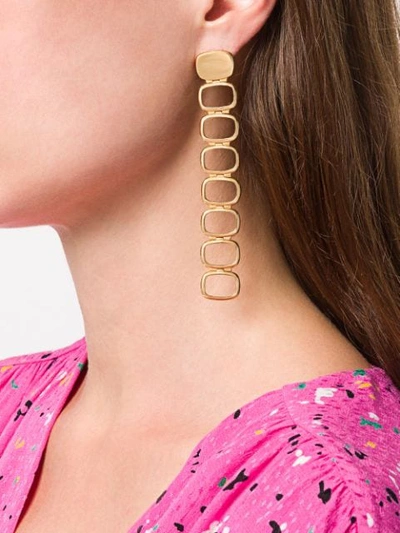 Shop Ivi Chain-link Old Earrings In Gold