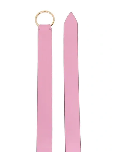 Shop Emilio Pucci Sketch Print Wide Belt In Pink