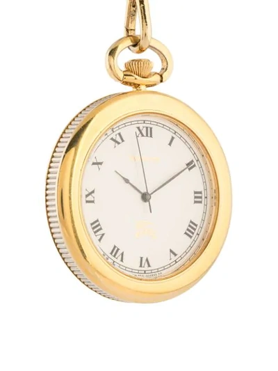 Pre-owned Burberry  Quartz Pocket Watch In Gold