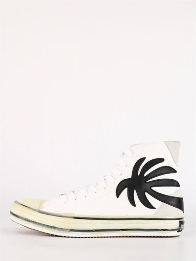 Shop Palm Angels Palms Sneakers White