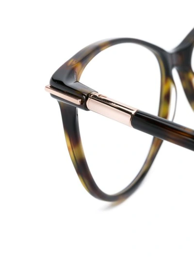 Tom Ford Cat-eye Frame Glasses In Brown