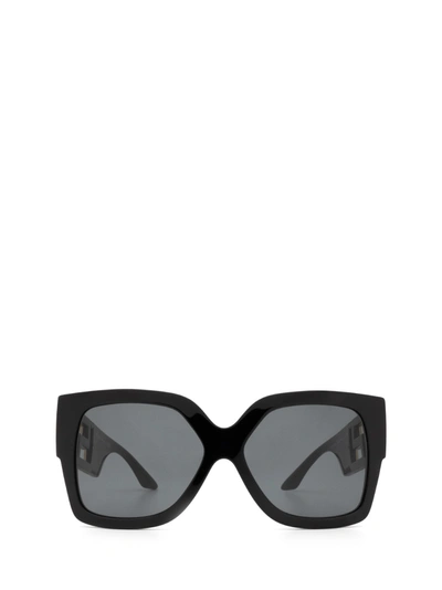 Shop Versace Ve4402 Black Sunglasses