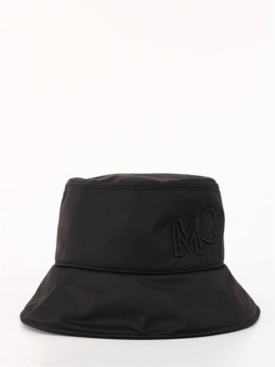 Shop Moncler Logo Nylon Hat Black