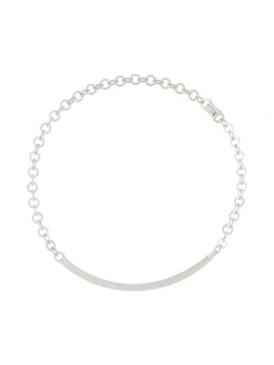 Shop Apm Monaco Yacht Club Round Chain Necklace In Silver