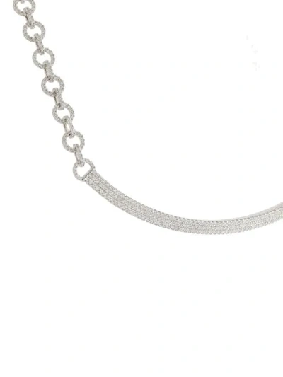 Shop Apm Monaco Yacht Club Round Chain Necklace In Silver