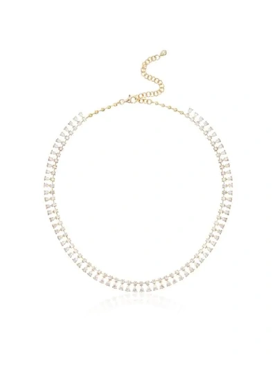 Shop Anita Ko 18kt Yellow Gold Diamond Shaker Necklace