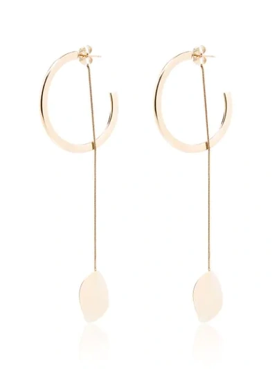 Shop Anissa Kermiche Double Trouble 18kt Yellow Gold Drop Earrings