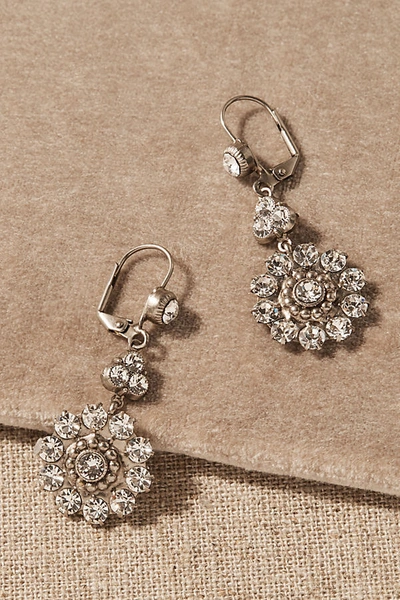 Shop Sorrelli Iman Earrings In Silver