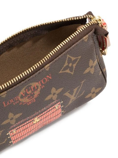 Pre-owned Louis Vuitton Mini Pochette Accessoires 小手包（典藏款） In Brown