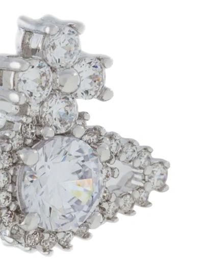 Shop Vivienne Westwood Valentina Stud Earrings In Silver