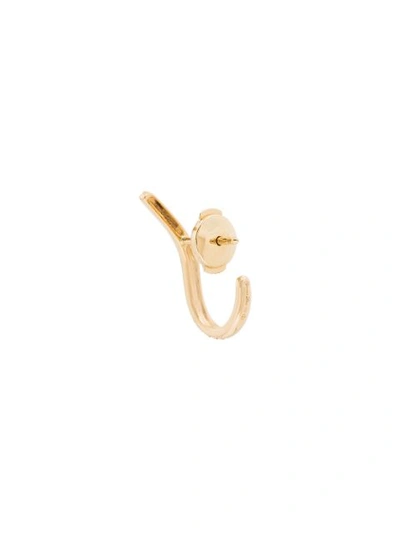 Shop Yvonne Léon 18kt Yellow Gold Diamond Earring