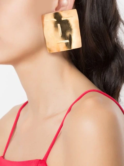 Shop Eva Máscara Earrings In Gold
