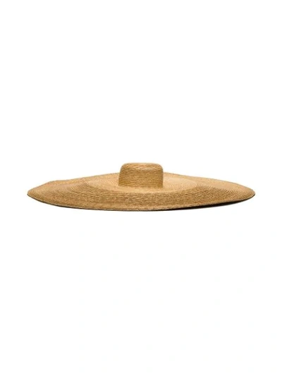Shop Eliurpi Le Grand Straw Hat In Neutrals