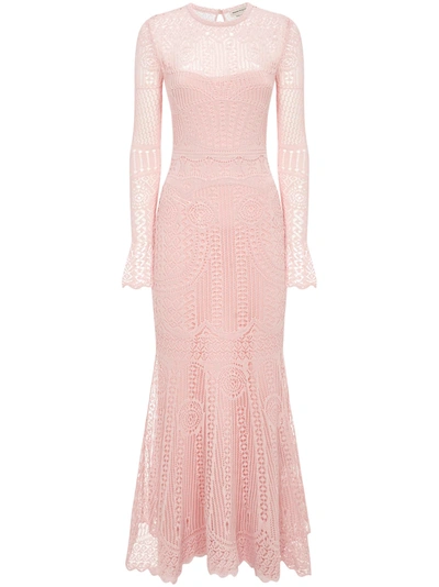 Shop Alexander Mcqueen Dress In Pink