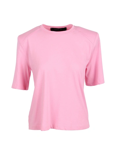Shop Federica Tosi Cotton T-shirt In Pink