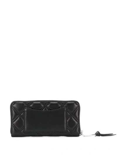 Shop Marc Jacobs The Quilted Softshot Continental Wallet In Black