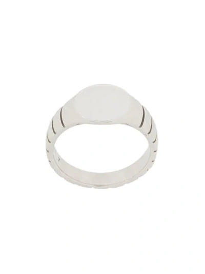 Shop Ivi Signore Signet Ring In Silver