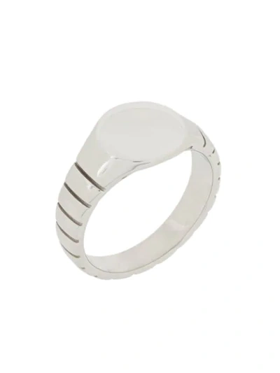 Shop Ivi Signore Signet Ring In Silver