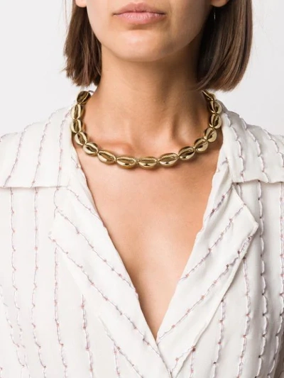Shop Tohum Beach Shell Necklace In Gold