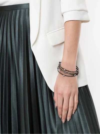 Shop Camila Klein Aros Bracelets Set In Black