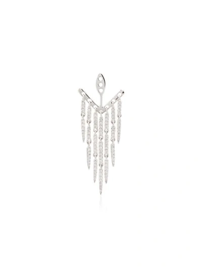 Shop Yvonne Léon 18kt White Gold Earring Attachment