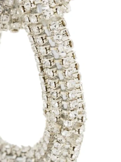 Shop Oscar De La Renta Crystal-link Drop Earring In White