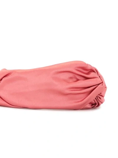 Shop Jennifer Behr Twist Satin Headband In Pink