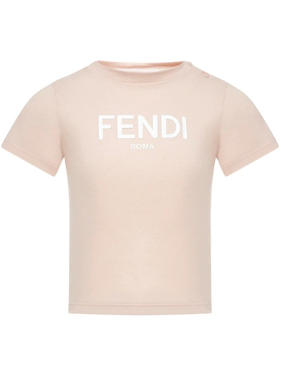 Shop Fendi Kids T-shirt In Pink