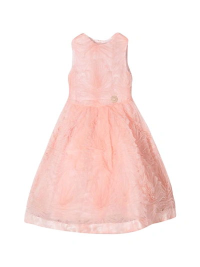 Shop Elie Saab Teen Pink Dress In Rosa
