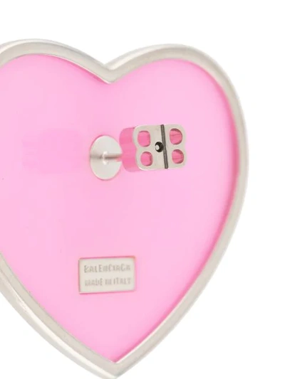 Shop Balenciaga Crush Earrings In Pink