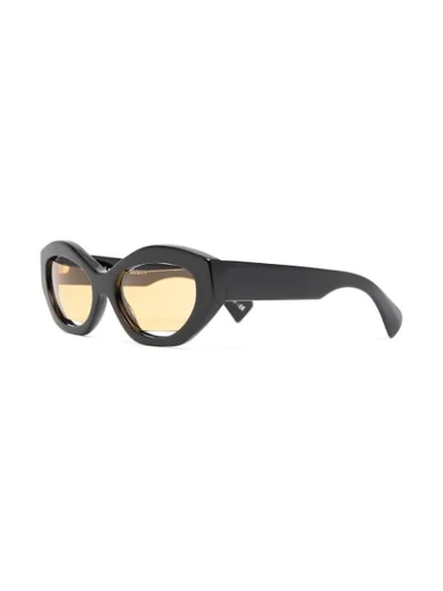 Shop Alain Mikli Cat-eye Sunglasses In Black