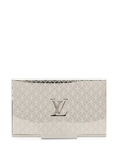 Pre-owned Louis Vuitton 2010s  Champs-elysées Cardholder In Silver