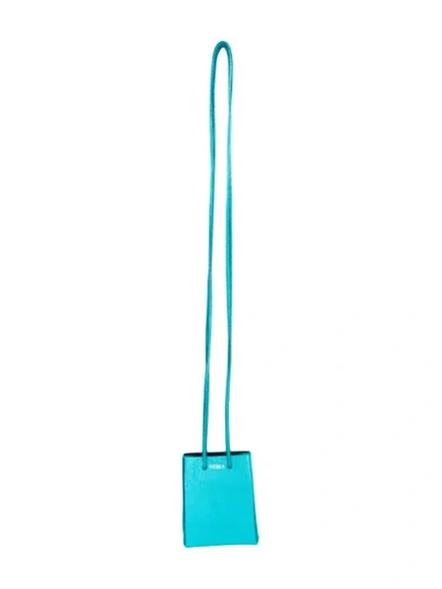 Shop Medea Long-strap Mini Purse In Blue