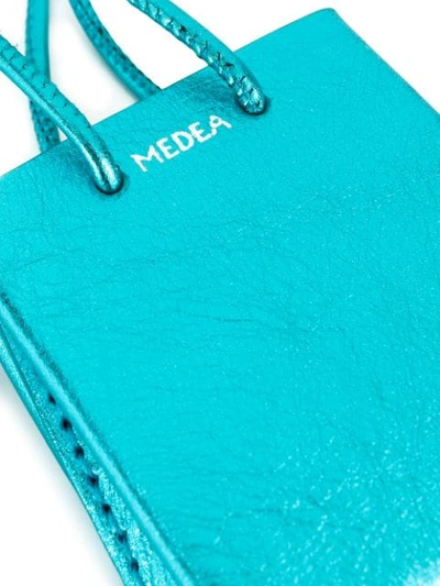 Shop Medea Long-strap Mini Purse In Blue