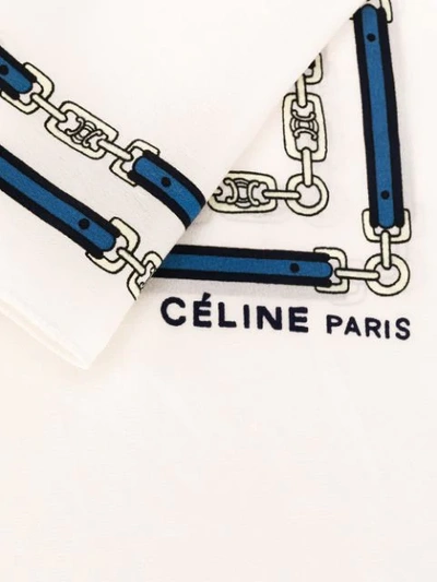 Pre-owned Celine 1980s  Scarf In Neutrals