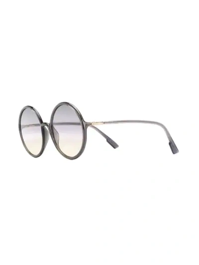 Shop Dior Sostellaire3 Round-frame Sunglasses In Grey
