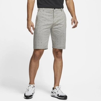Shop Nike Dri-fit Uv Men's Printed Golf Chino Shorts In Dust