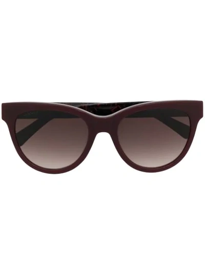 Shop Longchamp Tortoiseshell Cat-eye Sunglasses In Pink