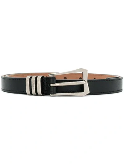Givenchy Western Buckle Belt In Black