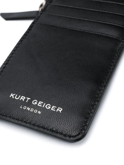 Shop Kurt Geiger Strapped Card Holder In Black