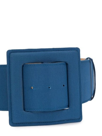 Shop Carolina Herrera Buckle-fastening Belt In Blue