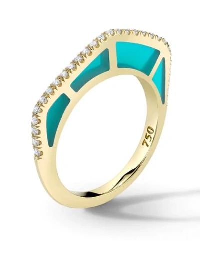 COBRA 18K黄金钻石镶嵌戒指