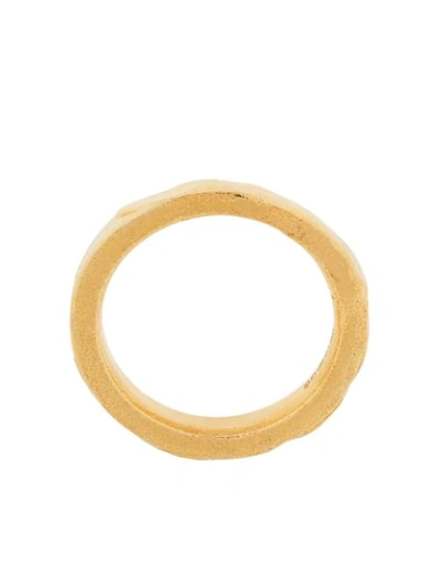 Shop Alighieri Metallic-tone Band Ring In Gold